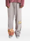 Paly Mass Print Sweatpants In Gray