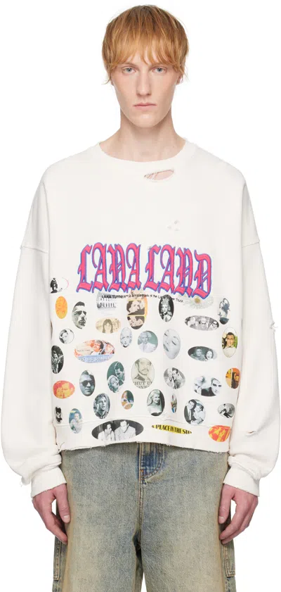 Paly Off-white 'lana Land' Sweatshirt In Vwt