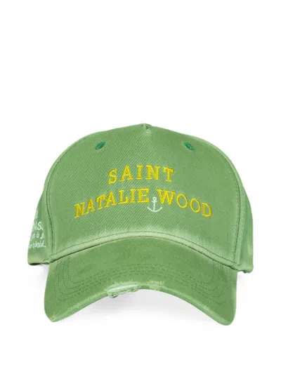 Paly Saint Natalie Wood Embroidered Cap In Green