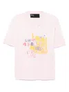 Paly Sum 1 In Hollywood Luvs Me T-shirt In Rosa