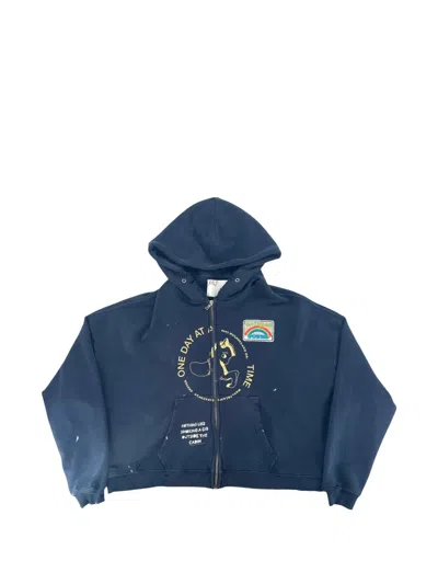Paly Treatment Center Zip-up Hoodie In Blue