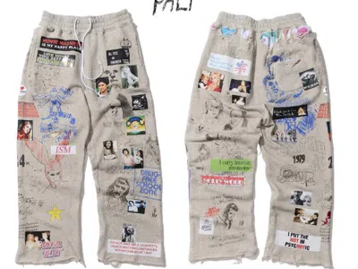 Paly Trousers Grey In Multi