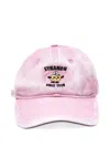 Paly Washed-effect Baseball Cap In Pink