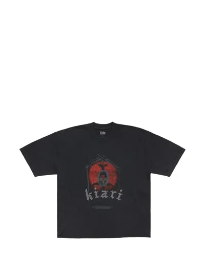 Paly X Offset Kiari Crystal-embellished T-shirt In Black