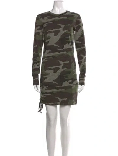 Pre-owned Pam & Gela Animal Print Mini Dress W/ Tags