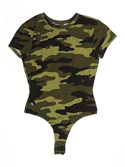 Pre-owned Pam & Gela Bodysuit In Green