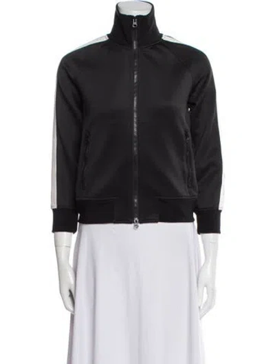 Pre-owned Pam & Gela Bomber Jacket In Black