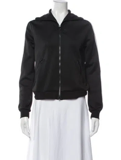Pre-owned Pam & Gela Bomber Jacket In Black