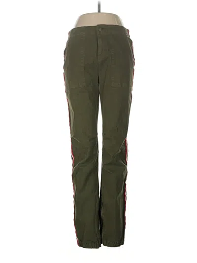 Pre-owned Pam & Gela Cargo Pants In Green