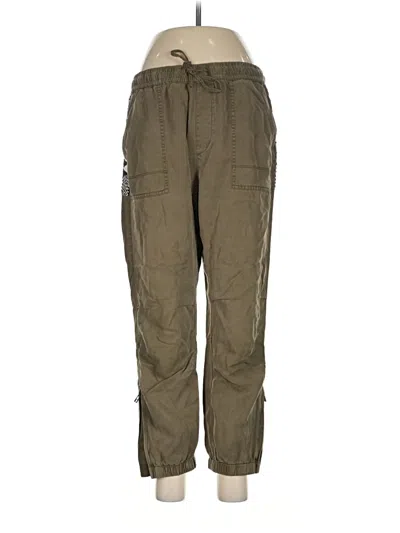 Pre-owned Pam & Gela Cargo Pants In Green