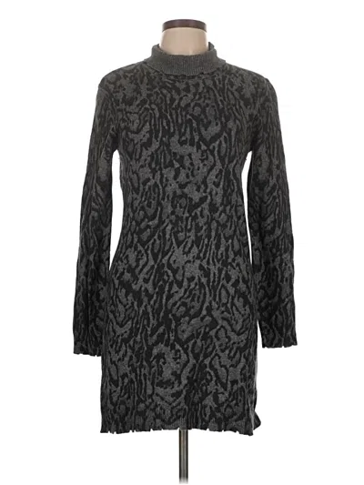 Pre-owned Pam & Gela Casual Dress In Gray