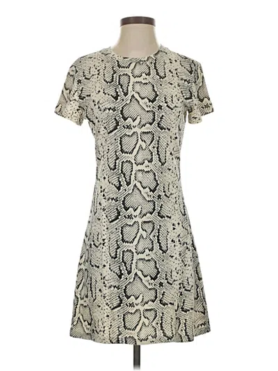 Pre-owned Pam & Gela Casual Dress In Gray