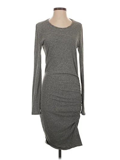 Pre-owned Pam & Gela Casual Dress In Gray