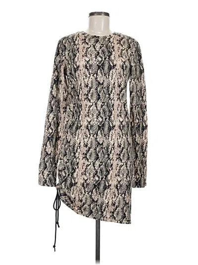 Pre-owned Pam & Gela Casual Dress In Gray