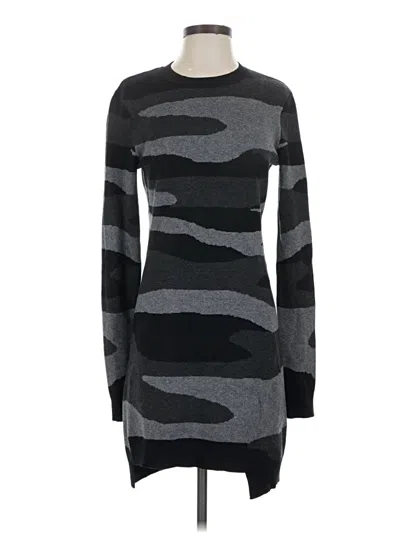 Pre-owned Pam & Gela Casual Dress In Gray