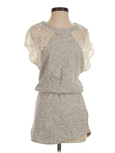 Pre-owned Pam & Gela Casual Dress In Gray