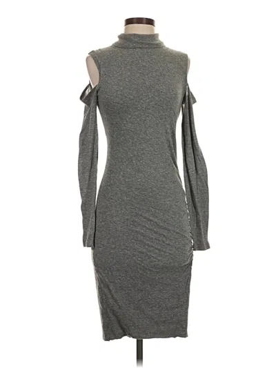 Pre-owned Pam & Gela Casual Dress In Gray