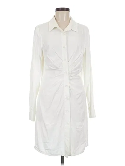 Pre-owned Pam & Gela Casual Dress In Ivory
