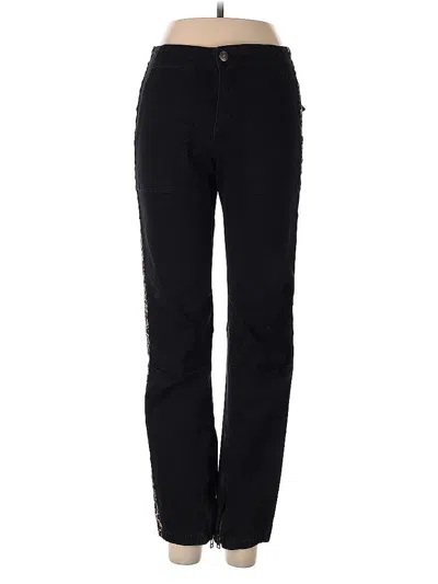 Pre-owned Pam & Gela Casual Pants In Black