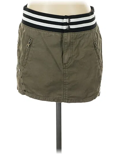 Pre-owned Pam & Gela Casual Skirt In Green