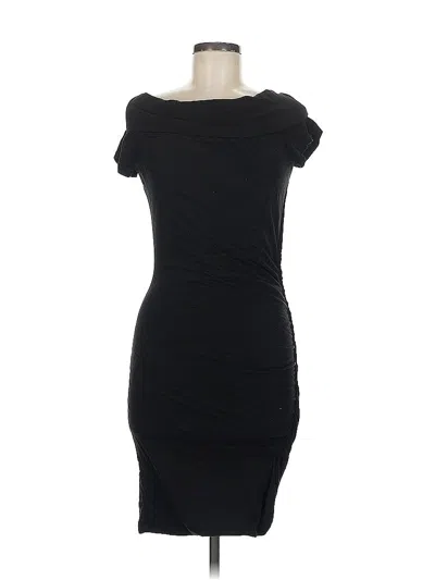 Pre-owned Pam & Gela Cocktail Dress In Black