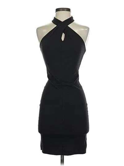 Pre-owned Pam & Gela Cocktail Dress In Black
