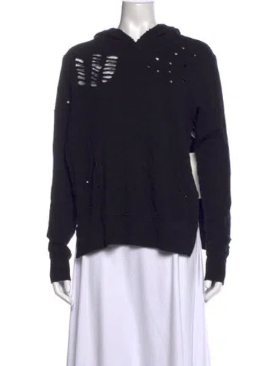 Pre-owned Pam & Gela Crew Neck Sweater In Black