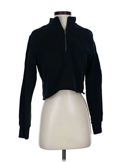 Pre-owned Pam & Gela Fleece Jacket In Black
