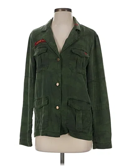 Pre-owned Pam & Gela Jacket In Green