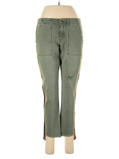 Pre-owned Pam & Gela Jeans In Green