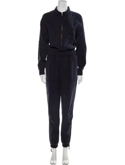 Pre-owned Pam & Gela Jumpsuit In Blue
