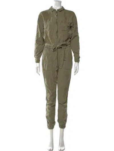 Pre-owned Pam & Gela Jumpsuit In Green