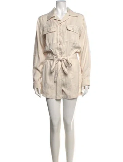 Pre-owned Pam & Gela Jumpsuit W/ Tags In Neutrals