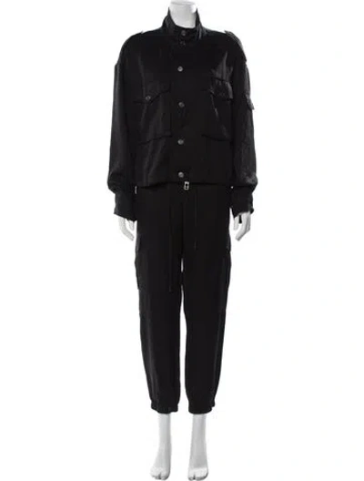 Pre-owned Pam & Gela Pant Set In Black