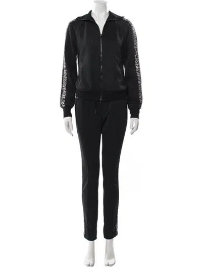 Pre-owned Pam & Gela Pant Set In Black
