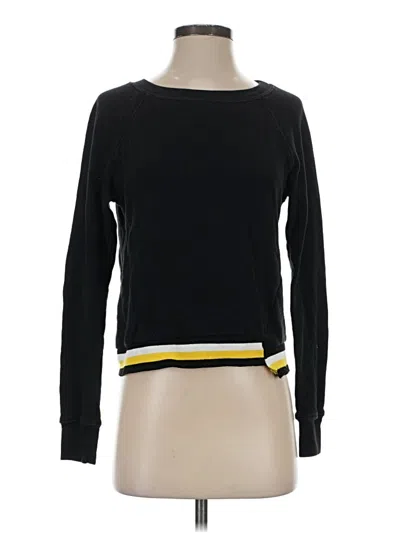 Pre-owned Pam & Gela Pullover Sweater In Black