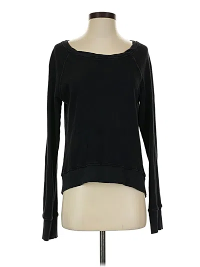 Pre-owned Pam & Gela Pullover Sweater In Black