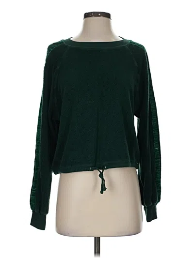 Pre-owned Pam & Gela Pullover Sweater In Green