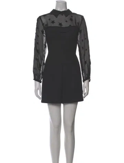 Pre-owned Pam & Gela Romper In Black