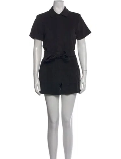 Pre-owned Pam & Gela Romper In Black
