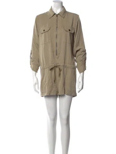 Pre-owned Pam & Gela Romper In Neutral