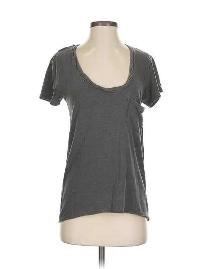 Pre-owned Pam & Gela Short Sleeve T-shirt In Gray