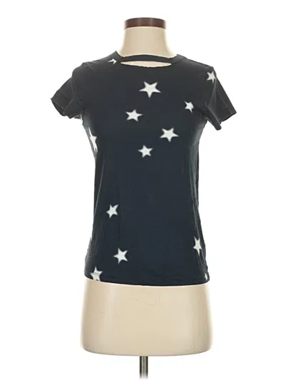 Pre-owned Pam & Gela Short Sleeve T-shirt In Black