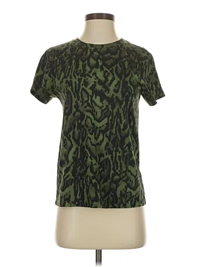 Pre-owned Pam & Gela Short Sleeve T-shirt In Green