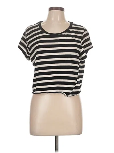 Pre-owned Pam & Gela Short Sleeve T-shirt In Ivory