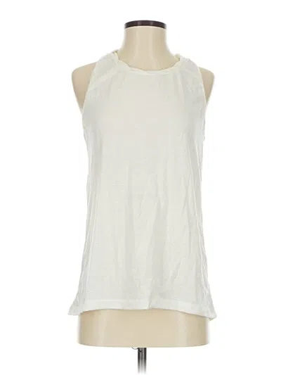 Pre-owned Pam & Gela Sleeveless Blouse In White