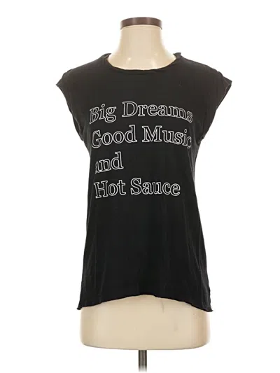 Pre-owned Pam & Gela Sleeveless T-shirt In Black