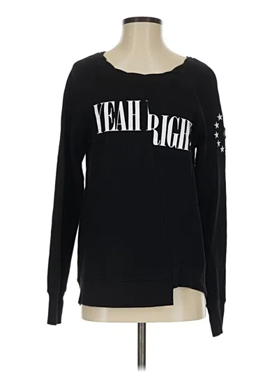 Pre-owned Pam & Gela Sweatshirt In Black
