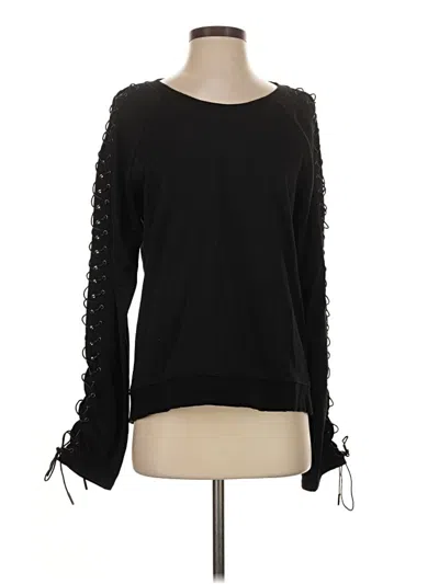 Pre-owned Pam & Gela Sweatshirt In Black