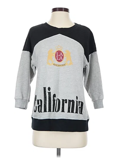 Pre-owned Pam & Gela Sweatshirt In Gray